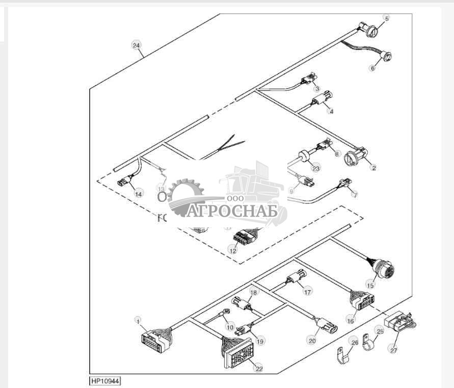 RH Main Wiring Harness 